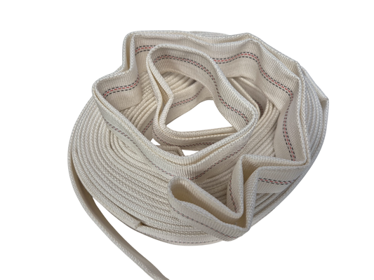 1¼″ White Lined Layflat Hose – 10m, 15m or 20m; selected hose length supplied.