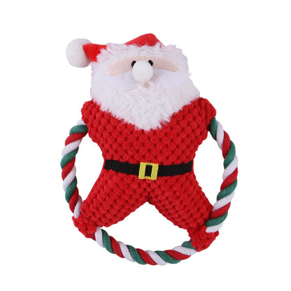 Pet Christmas Plush Rope Toys