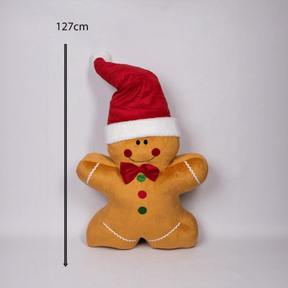 Jumbo Gingerbread Man Soft Christmas Decoration