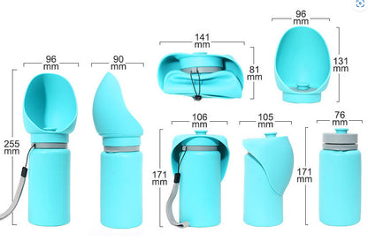 Folding Pet Outdoor Walking Travel Bottle