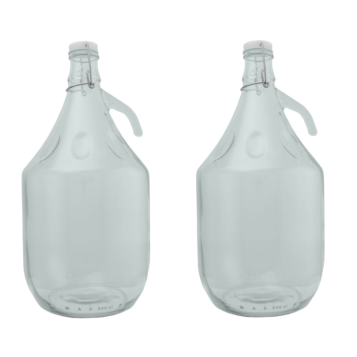 5L Glass Demijohn with Swing-Top Cap