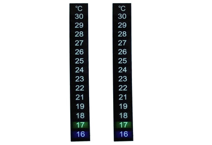 Stick-On Liquid-Crystal Thermometer Strip – Pack Options