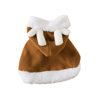 Pets Christmas Cloak Santa or Reindeer Design