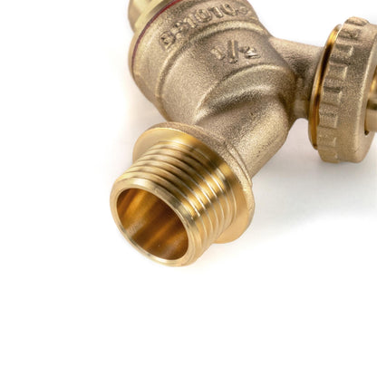 20mm MDPE Tee & Brass Bib Tap – ½″ Hose Barb