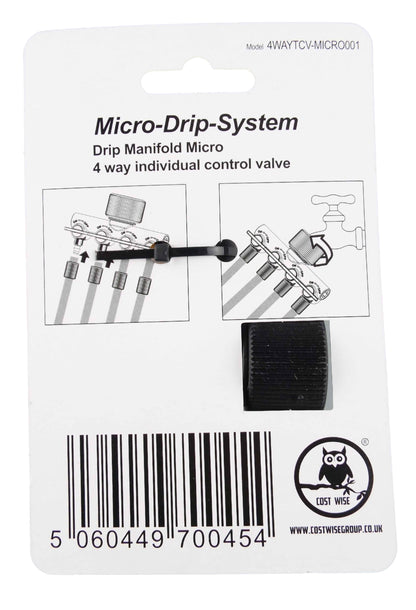 Micro Irrigation Four Outlet Tap Splitter with Valves