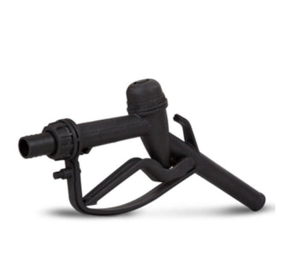 Fuel Nozzle Gun 1" Barb Inlet - 25mm Outlet (Black)