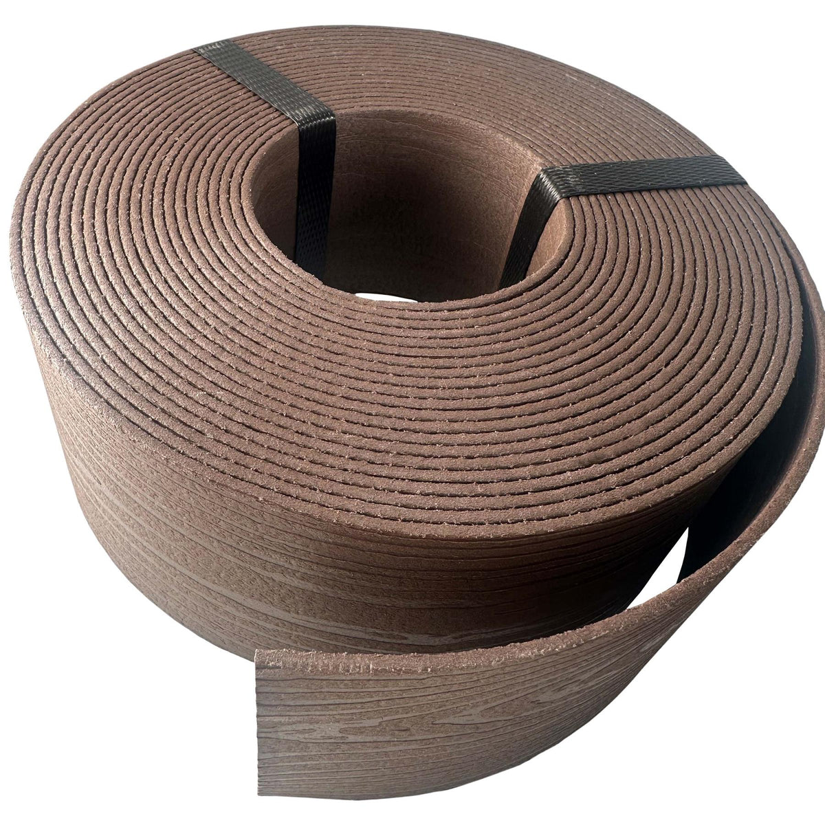 Bradas Brown Wood-Effect Lawn Edging – 78mm × 10m
