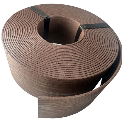 Bradas Brown Wood-Effect Lawn Edging – 78mm × 10m