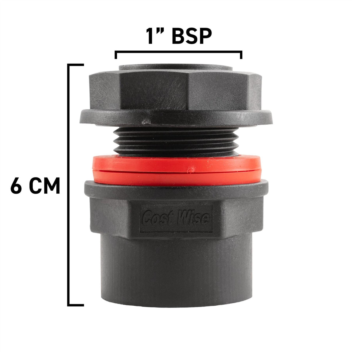 1″ BSP Water Butt Tap Kit – ¾″ Claw Hose Tail