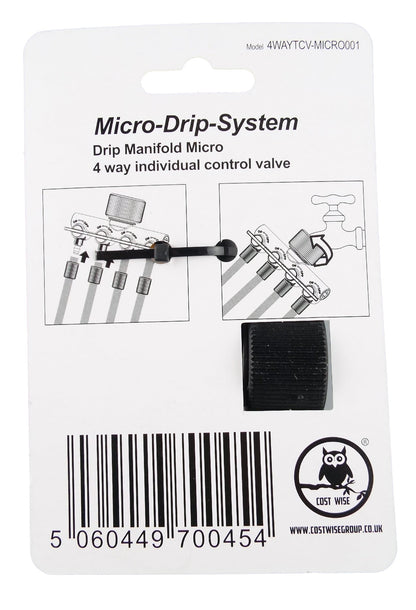 4-Way Manifold for Micro Irrigation Tube