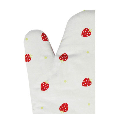 Single Oven Glove - Strawberry Fields