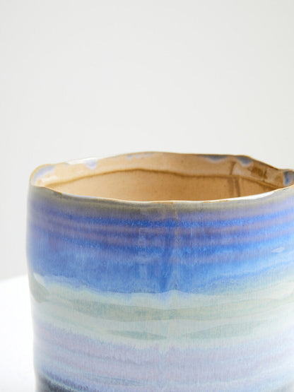 Gradient Blue Small Planter, Caldera Range