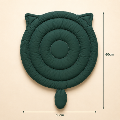Big Face Cat Bed Mat – Soft Breathable Washable Sleeping Cushion for Cats & Dogs