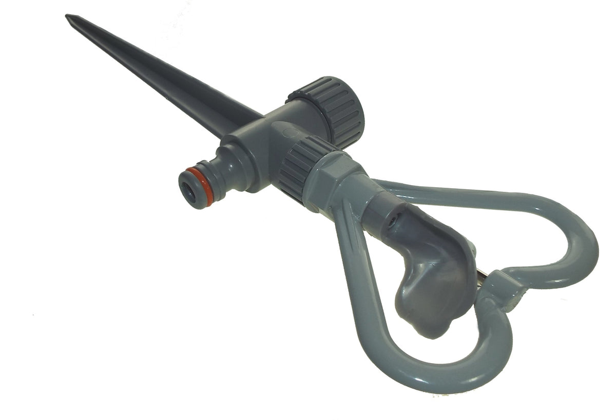 White Line Butterfly Rotary Sprinkler on Spike – De Luxe