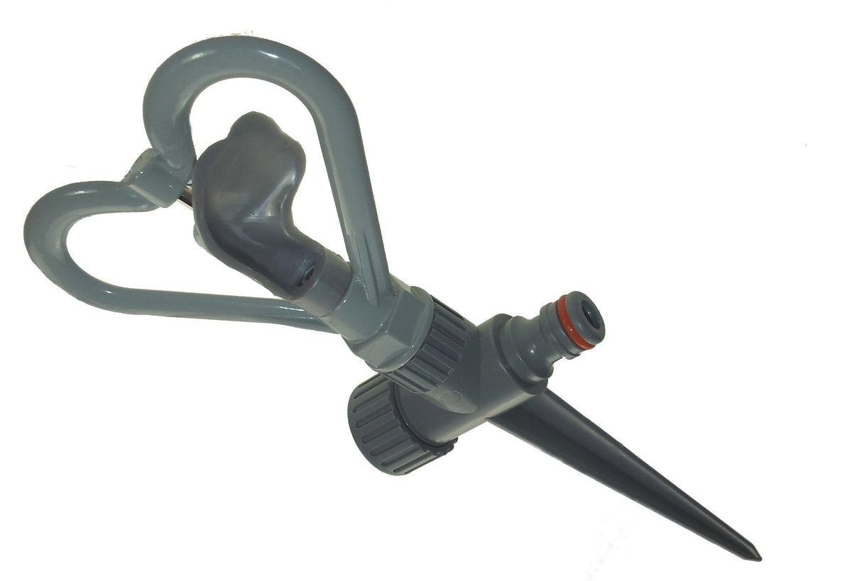 White Line Butterfly Rotary Sprinkler on Spike – De Luxe