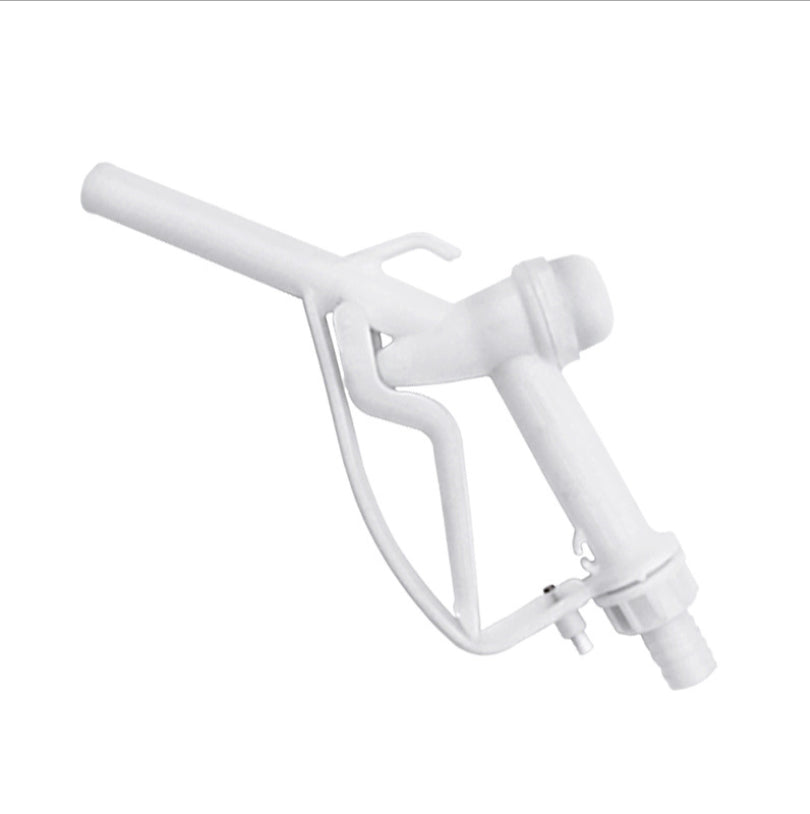 Manual Dispensing Nozzle – 1″ Hose Barb, 25mm Plastic Spout