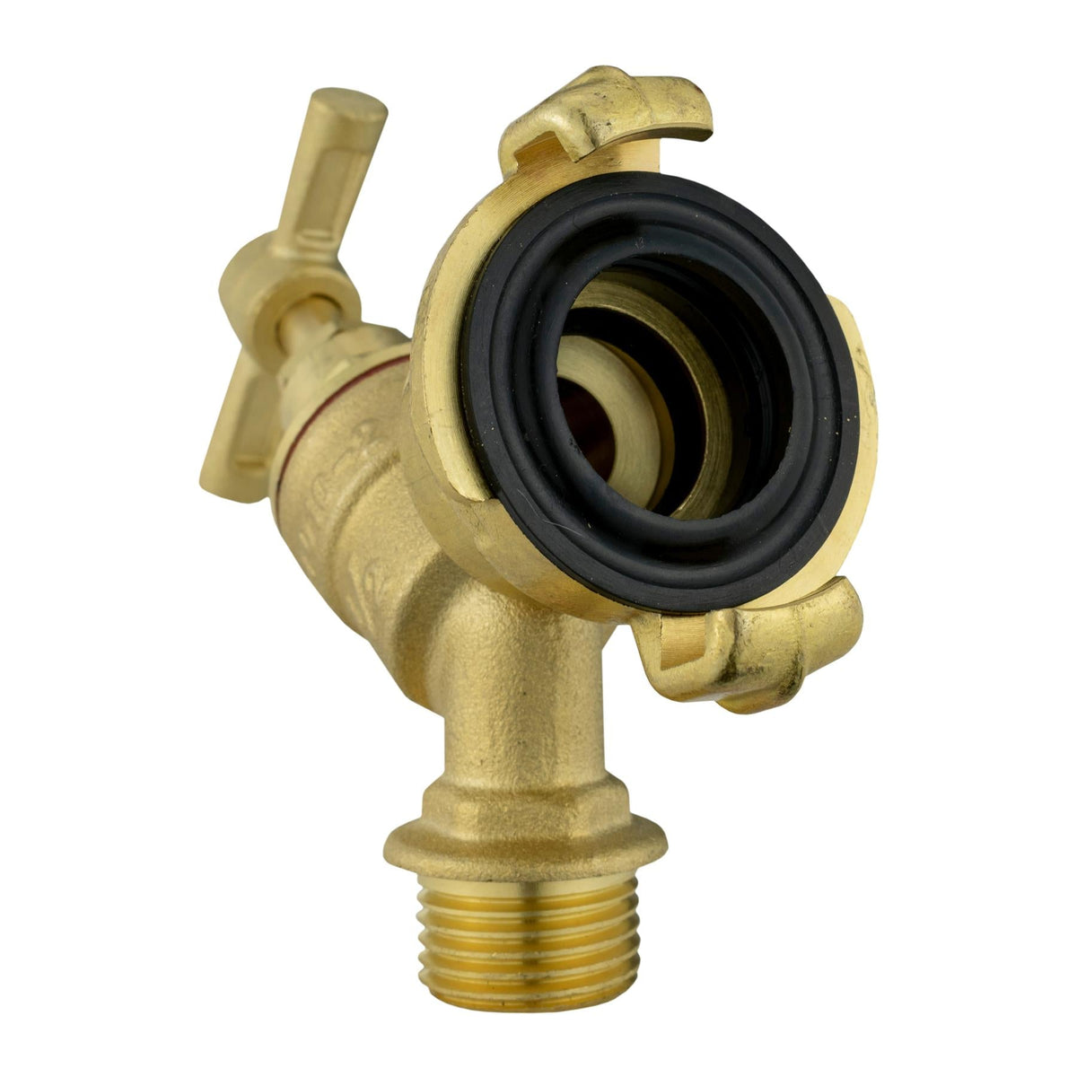 ½″ BSP Brass Bib Garden Tap with Claw Outlet