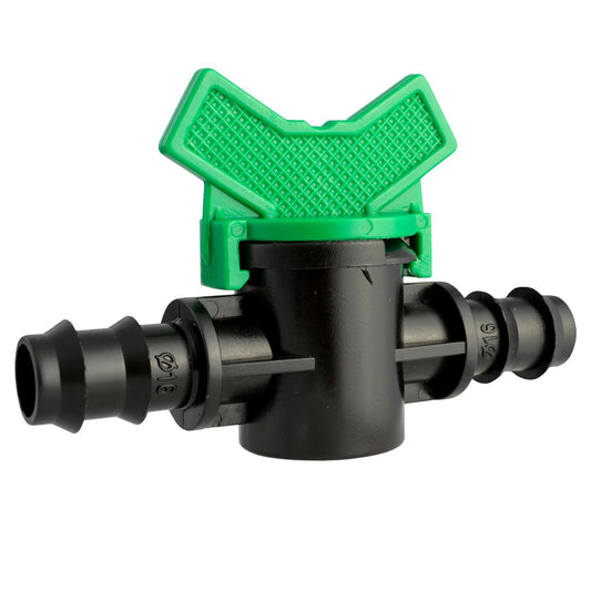 16mm Irrigation Shut-Off Valve – Double Barbed Inline