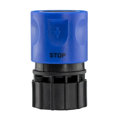 ¾″ BSP Water Butt Connector & Blue Female Quick Socket