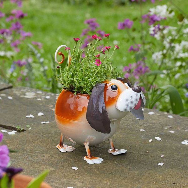 Dog Pot Flower Planter
