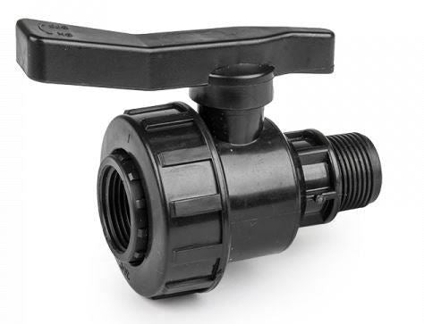S60×6 IBC Extender & Valve Kit – 25mm MDPE Tee