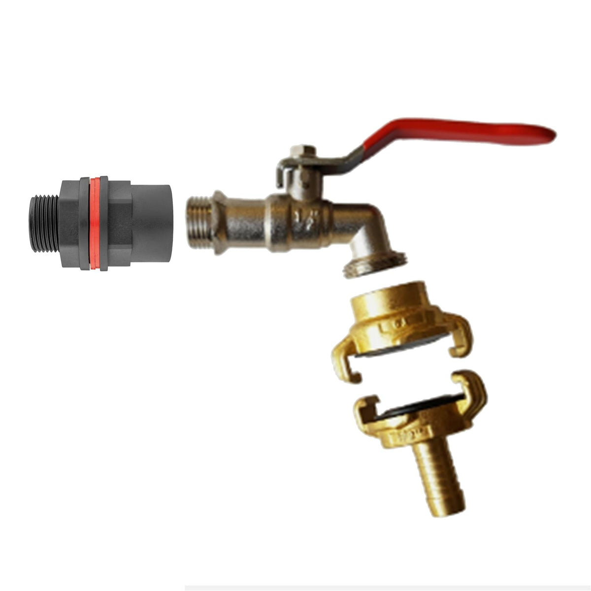 ¾″ BSP Water Butt Tap Kit – ¾″ Claw Hose Tail