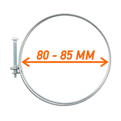 Double Wire Hose Clamp 80mm-85mm