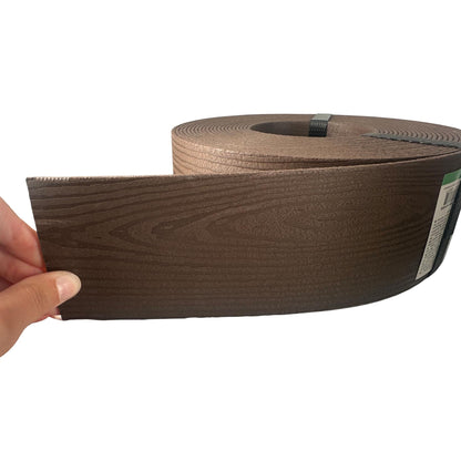 Bradas Brown Wood-Effect Lawn Edging – 78mm × 10m