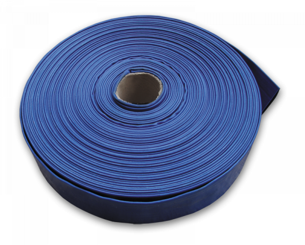 1¼″ Blue PVC Layflat Water Hose – 50m or 100m