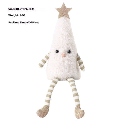 Christmas Decorations Cute Plush Tree Ornaments