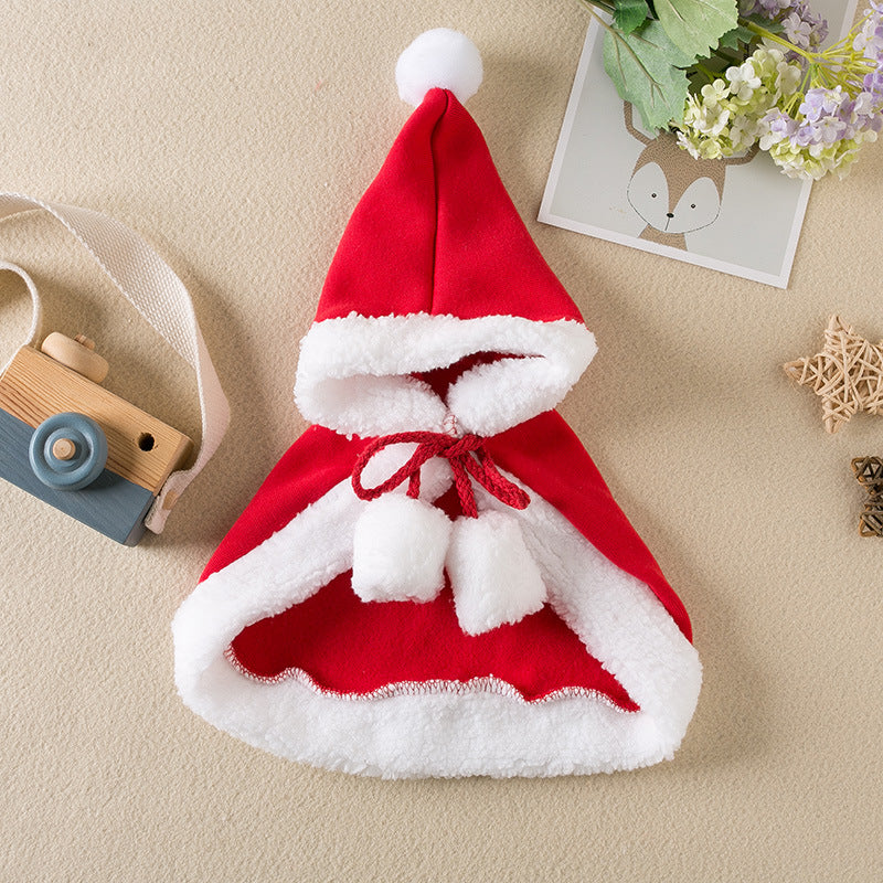 Pets Christmas Cloak Santa or Reindeer Design