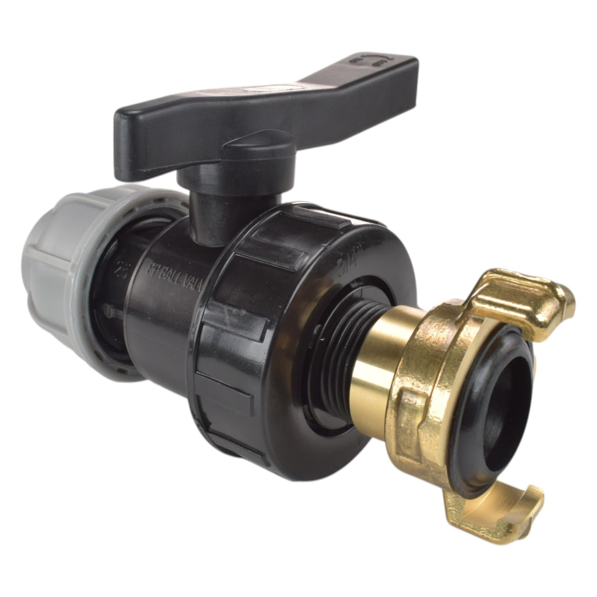 32mm MDPE Compression Valve & Brass Claw Coupling Kit