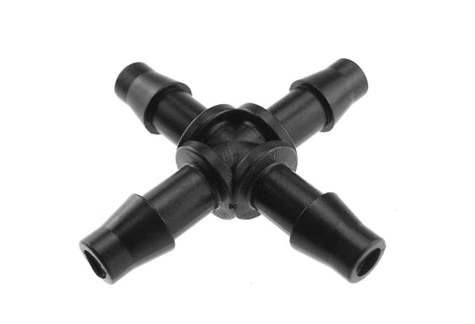 Antelco 4.5mm Barbed Micro-Irrigation Cross Connector – Single