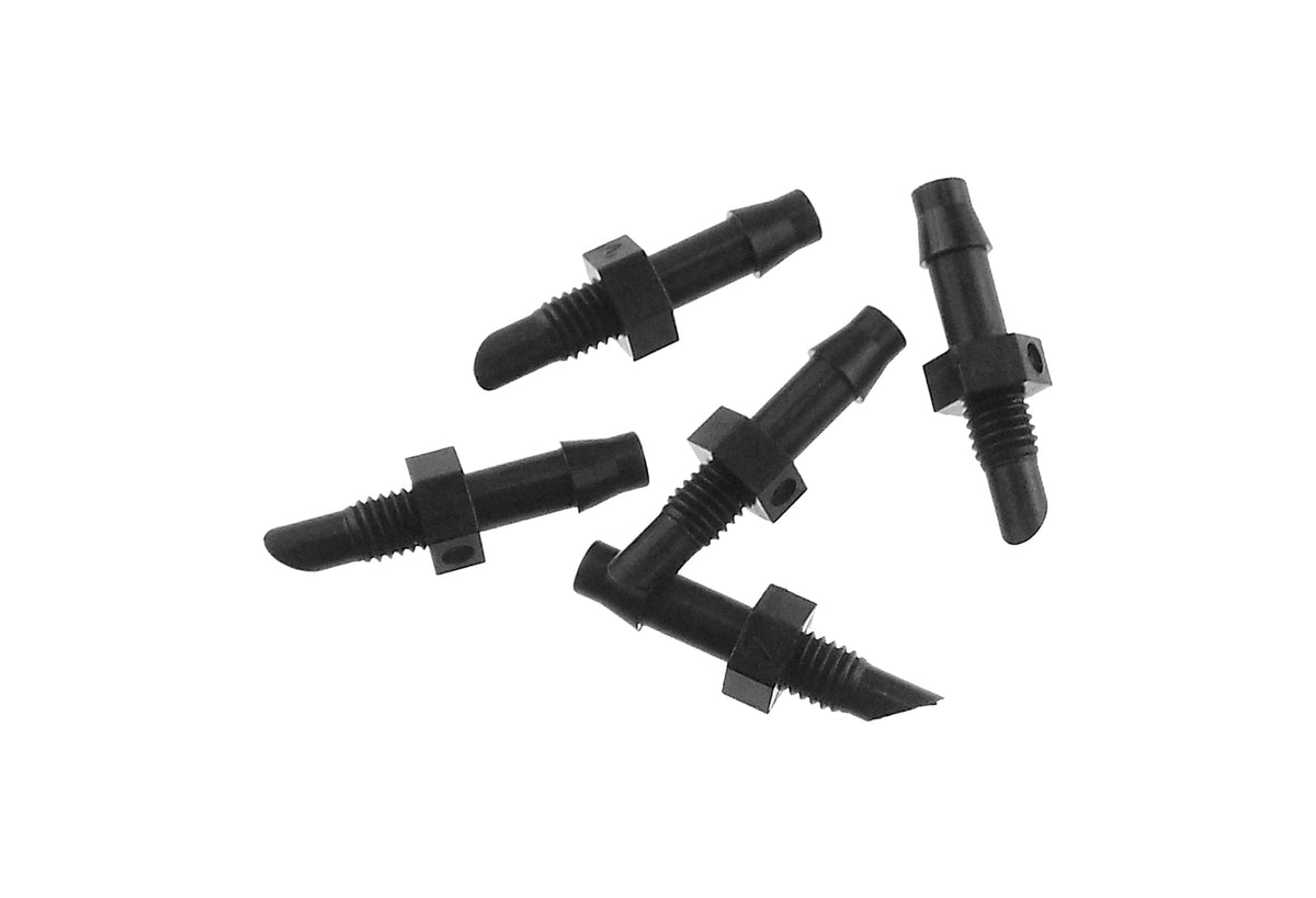 Antelco 40945 Micro Adapter – 4mm Barb × 10-32 UNF Thread