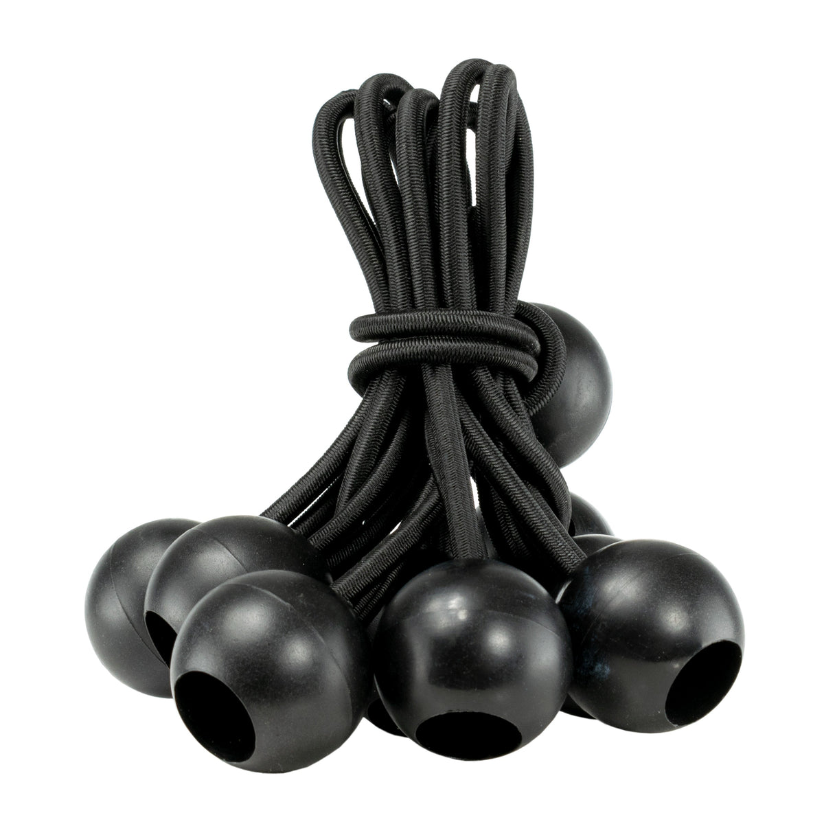 Black Ball Bungees – 10″, Pack of 10 or 100