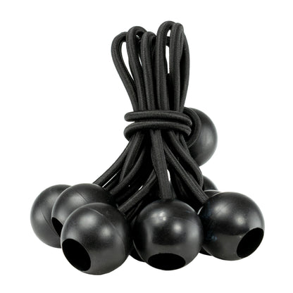 Black Ball Bungees – 10″, Pack of 10 or 100