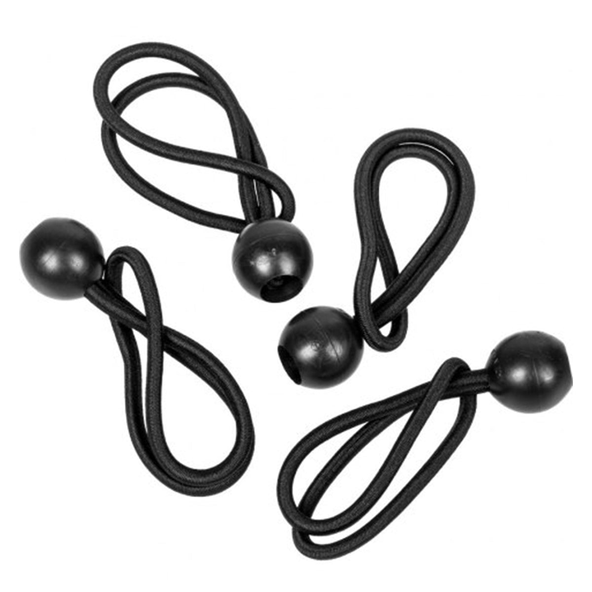 Black Ball Bungees – 4″, Pack of 10 or 100