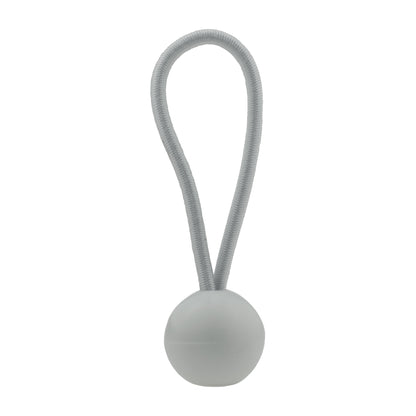 4″ White Bungee Ball Ties – Pack of 20 or 100