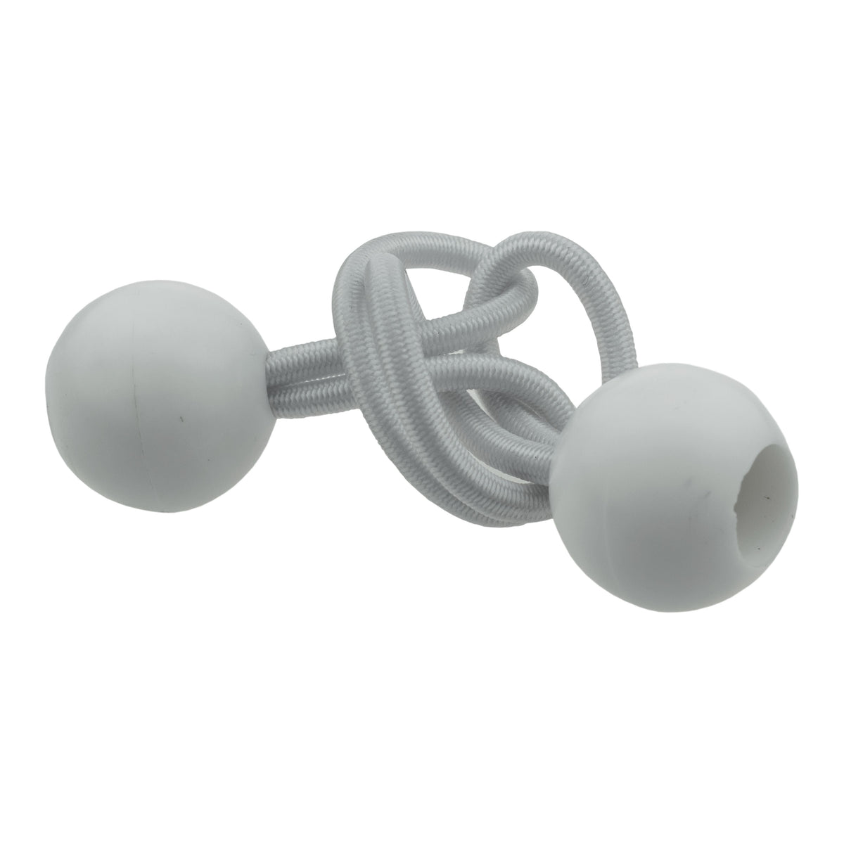 4″ White Bungee Ball Ties – Pack of 20 or 100