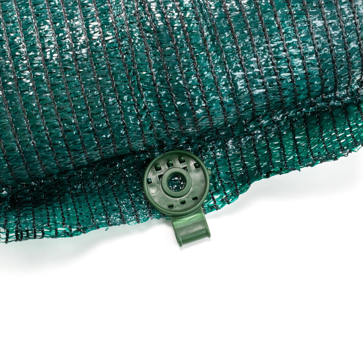 Green Mesh Shade-Net Clip with Tie Hole – 1 Clip