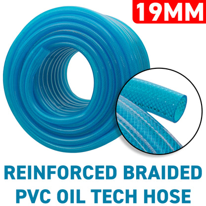 19mm Braided PVC Fuel Hose