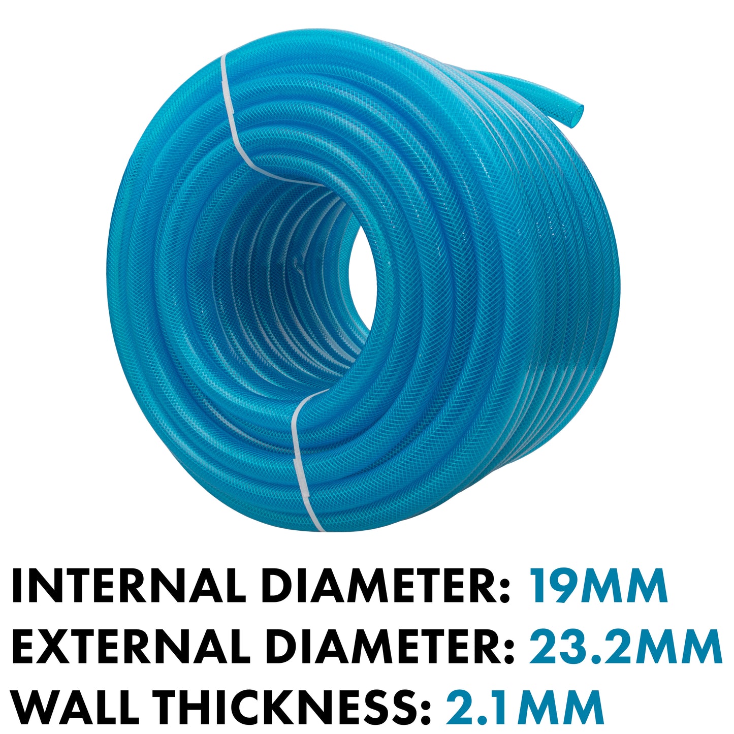 19mm Braided PVC Fuel Hose