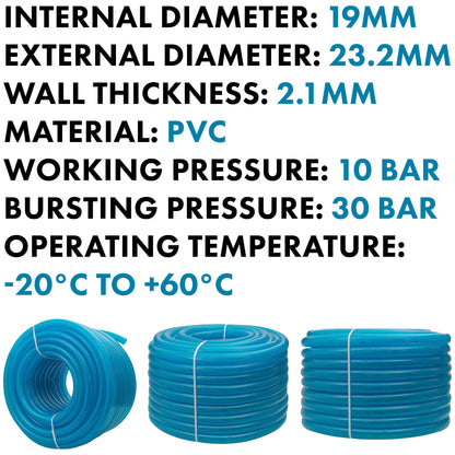 AdBlue Dispensing Kit with 19mm Braided PVC Hose & S60X6 Adapter