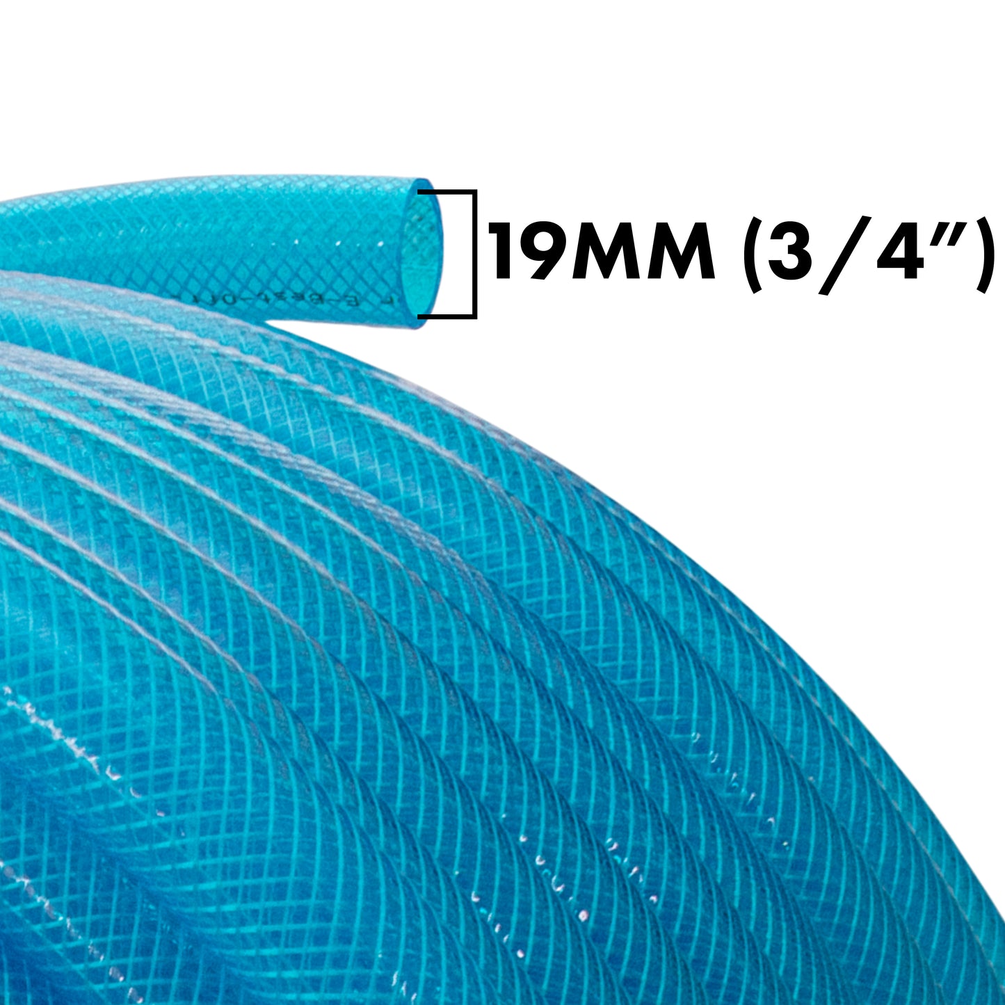 19mm Braided PVC Fuel Hose