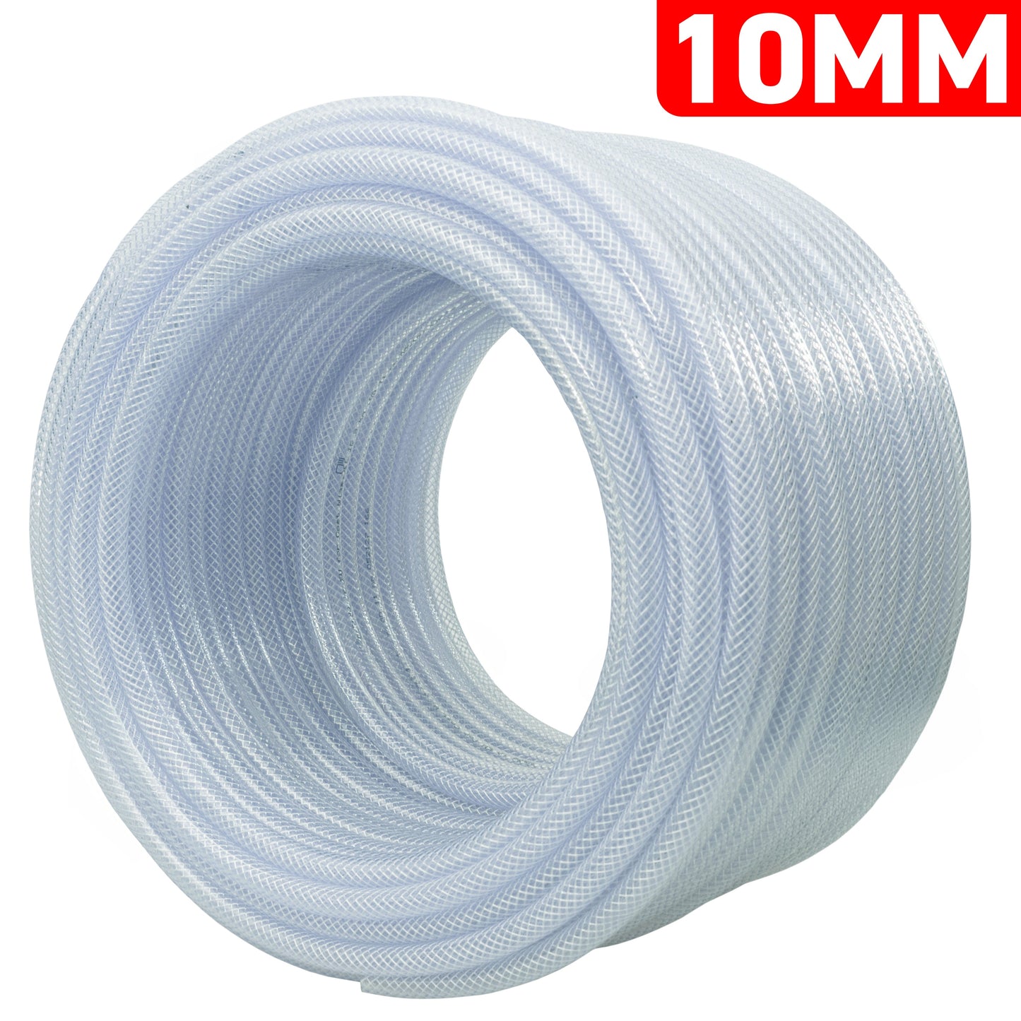 10mm Transparent Braided Reinforced PVC Hose