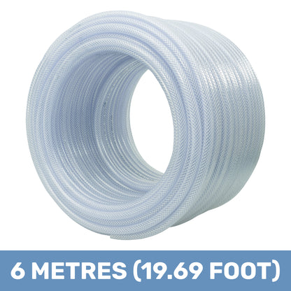 16mm Transparent Braided Reinforced PVC Hose