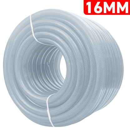 16mm Transparent Braided Reinforced PVC Hose