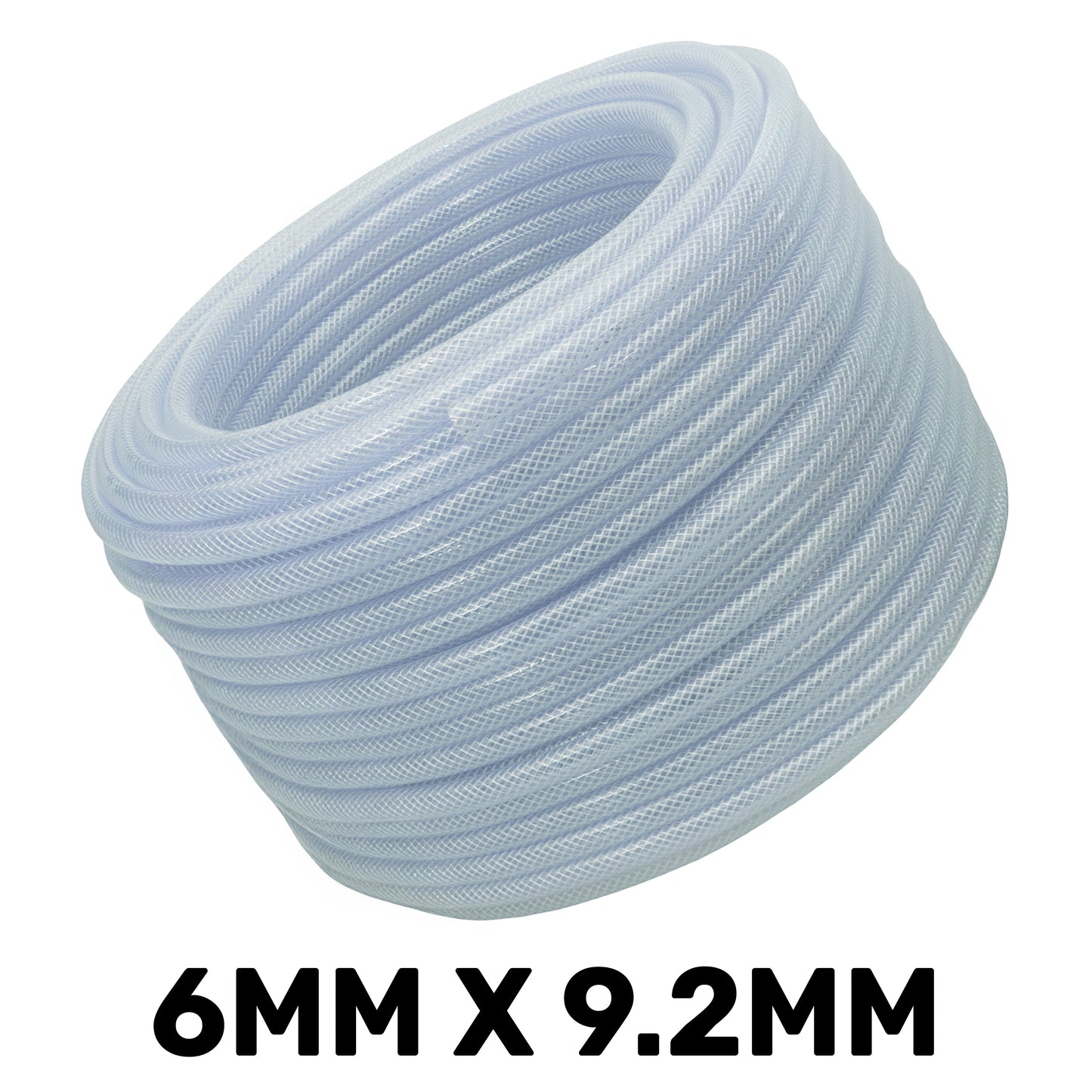 6mm Transparent Braided Reinforced PVC Hose