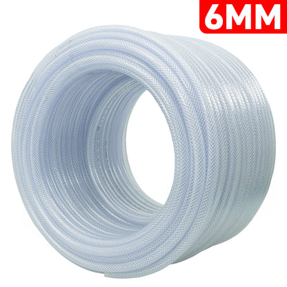 6mm Transparent Braided Reinforced PVC Hose