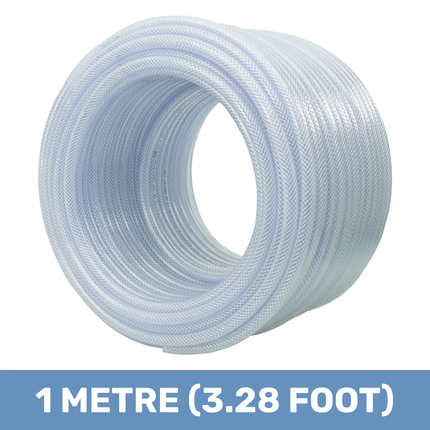 8mm Transparent Braided Reinforced PVC Hose